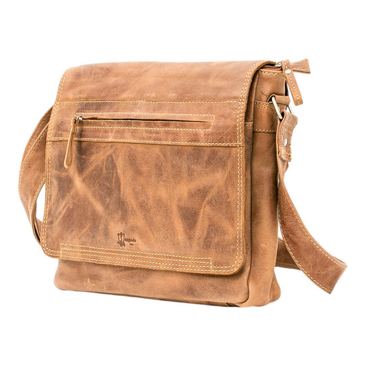 El mensajero – Bandolera de cuero vintage