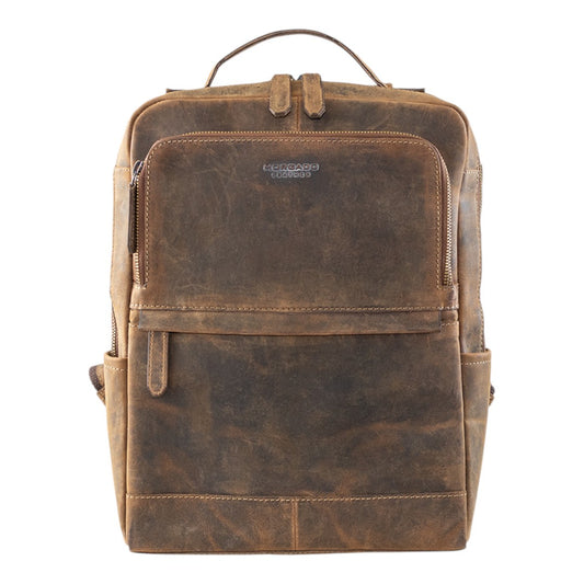 The Nomad – Vintage Leather Laptop Backpack