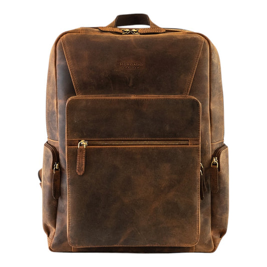 The Architect – Structured Leather Laptop Backpack