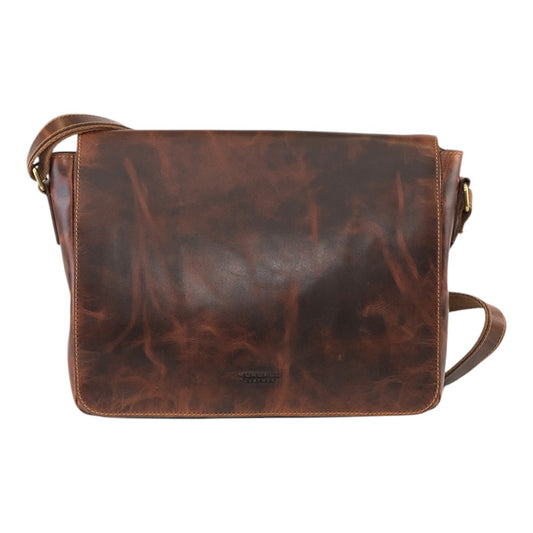 Bolso bandolera de cuero vintage