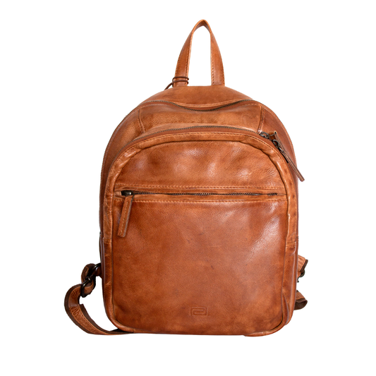 Leather Laptop Backpack