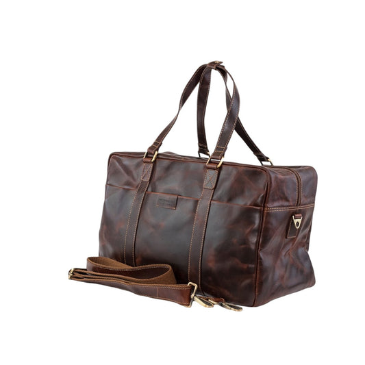 Bolso de fin de semana de cuero de lujo