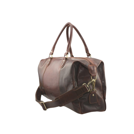 Bolso clásico de cuero para fin de semana con correa para el hombro