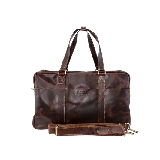 Luxury Leather Weekender Bag
