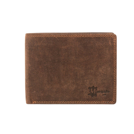 Classic Bifold Leather Wallet with Coin Pocket