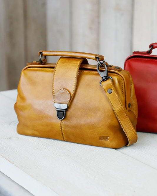 Handcrafted leather doctor bag