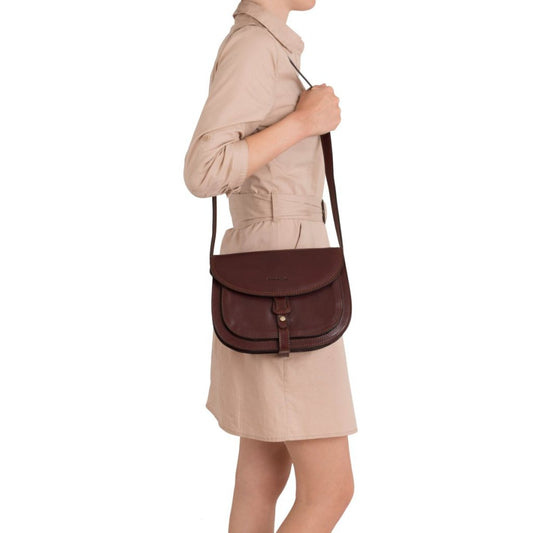 Vintage Leather Crossbody Bag