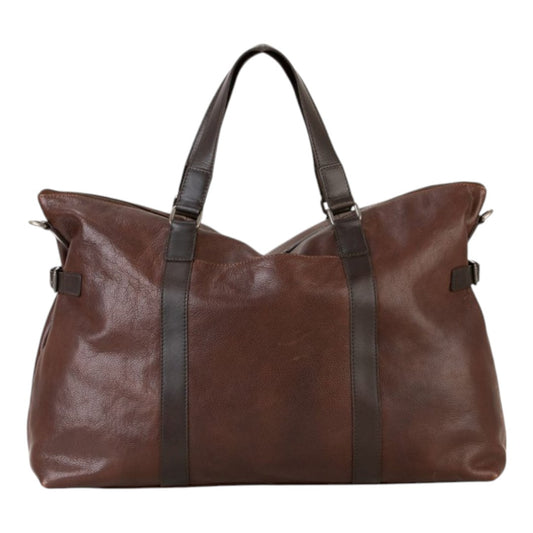 Large Leather Travel Bag