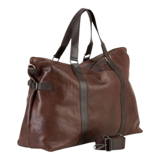 Bolso de viaje grande de cuero