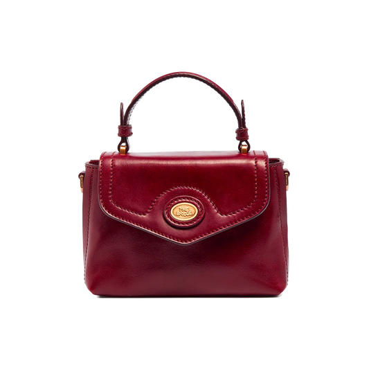Women's Mini Leather Handbag with Strap