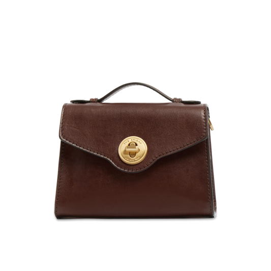 Women's Leather Bag with Removable Strap