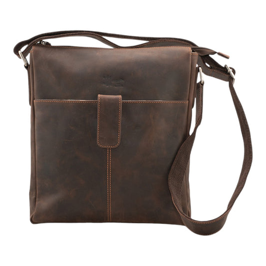 El Archivo – Bolso de hombro vertical de piel