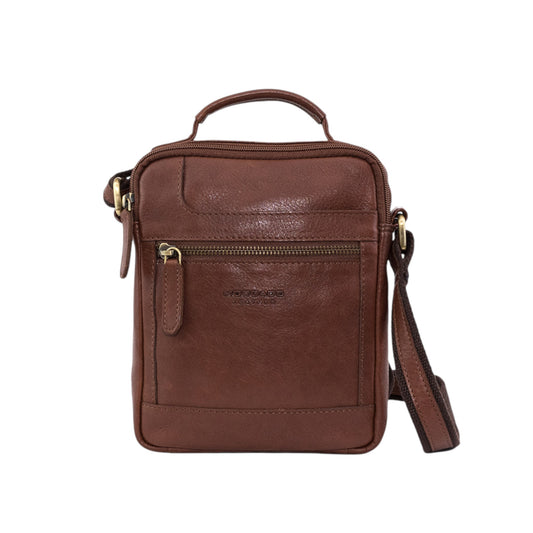 Compact Leather Crossbody Bag