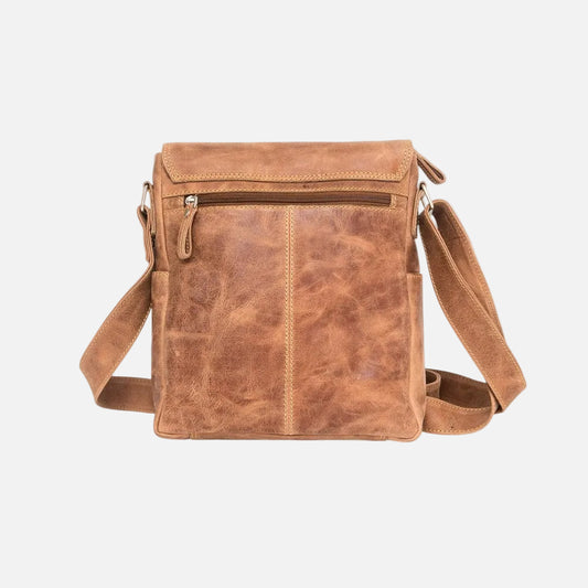 Bolso bandolera de piel vintage