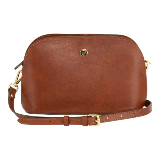 Brown Leather Crossbody Bag