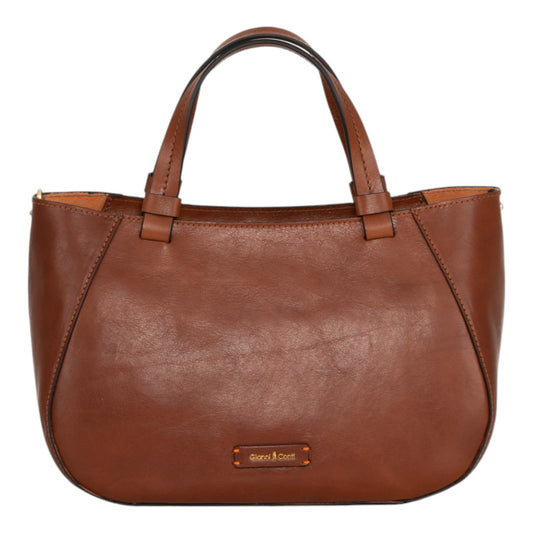 Bolso tote de piel estructurada