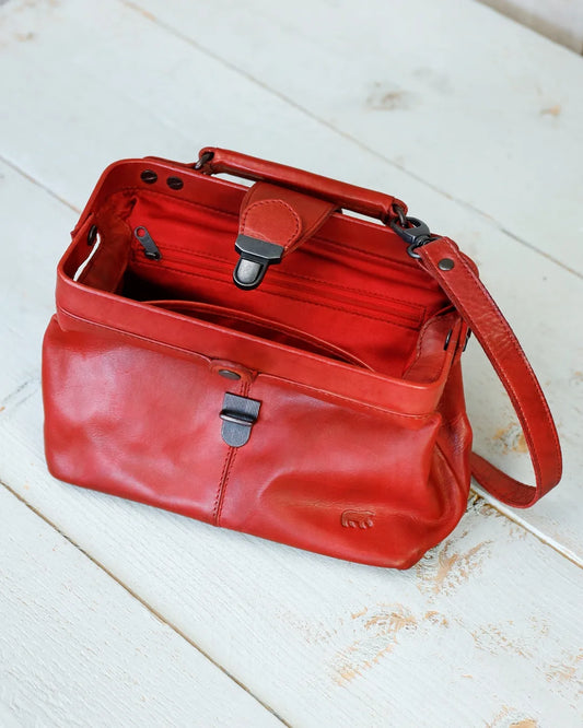 Handcrafted leather doctor bag