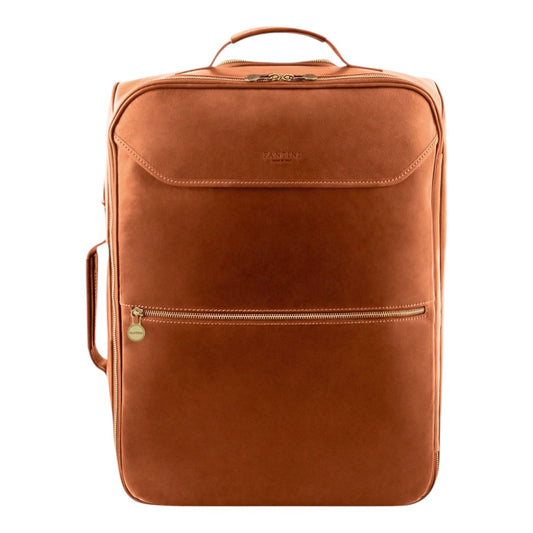 Luxury Leather Carry-On Suitcase