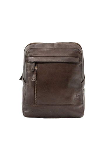 Brown Leather Backpack