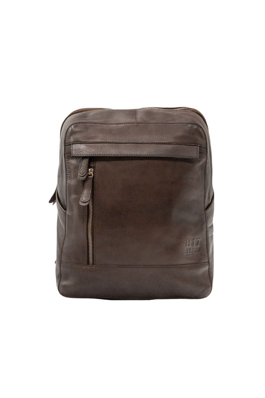 Brown Leather Backpack