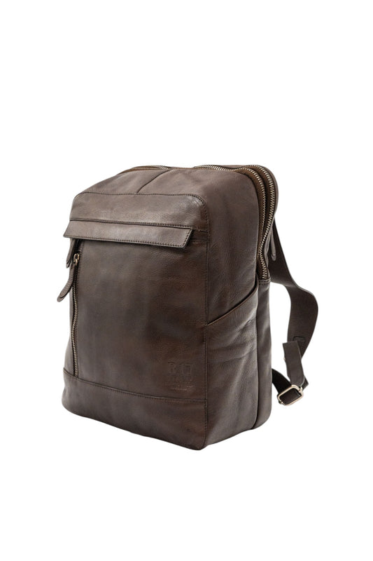 Brown Leather Backpack