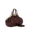 Bolso médico vintage de piel de gran tamaño