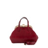 Bolso médico vintage de piel de gran tamaño