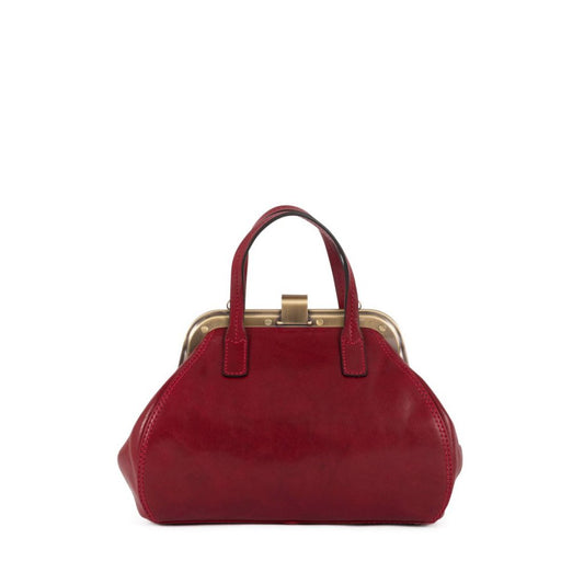 Bolso médico vintage de piel de gran tamaño