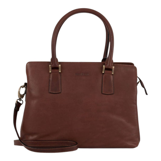 Elegant Structured Leather Handbag